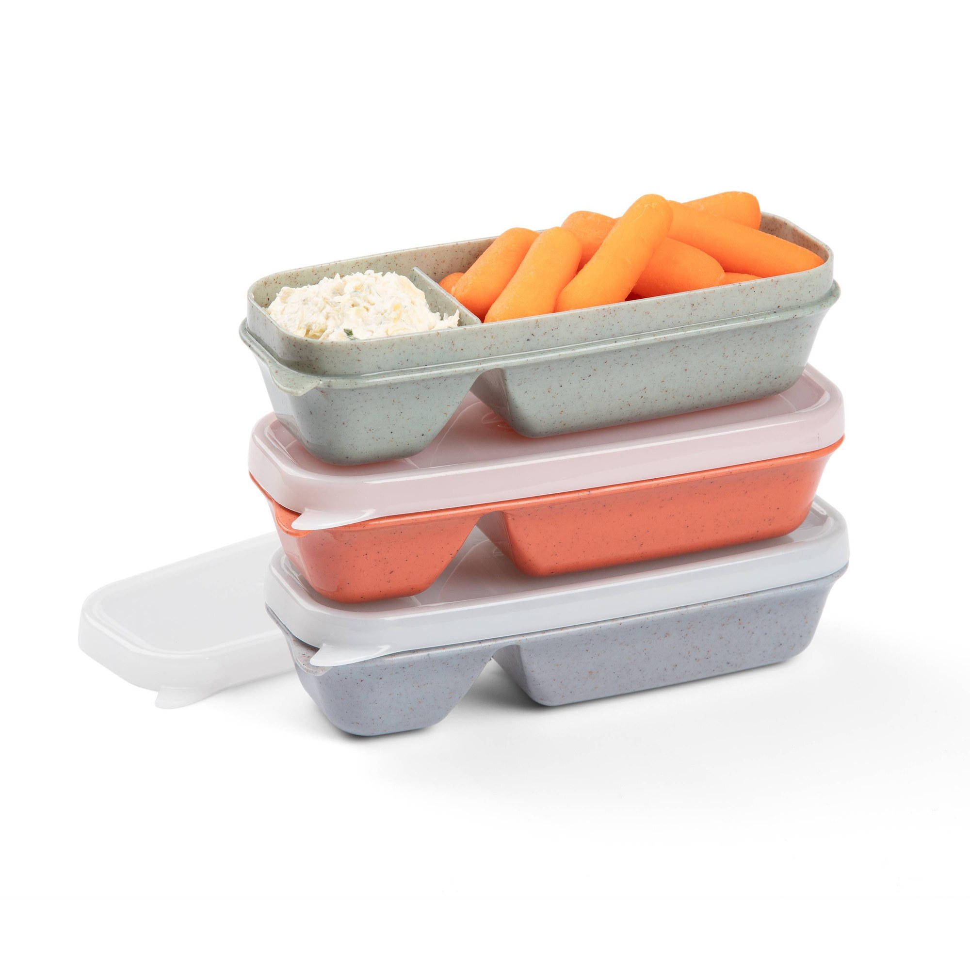 Meal Prep Lunch - Leakproof Snack And Dip Food Storage