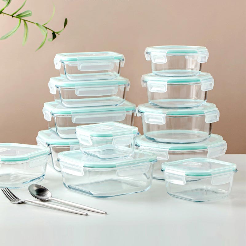 Meal Prep Kits - High Borosilicate Glass Lunch Box Microwave