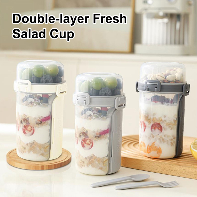 NEW* 600ML Salad Oatmeal Cup B - Meal Preparation review and price