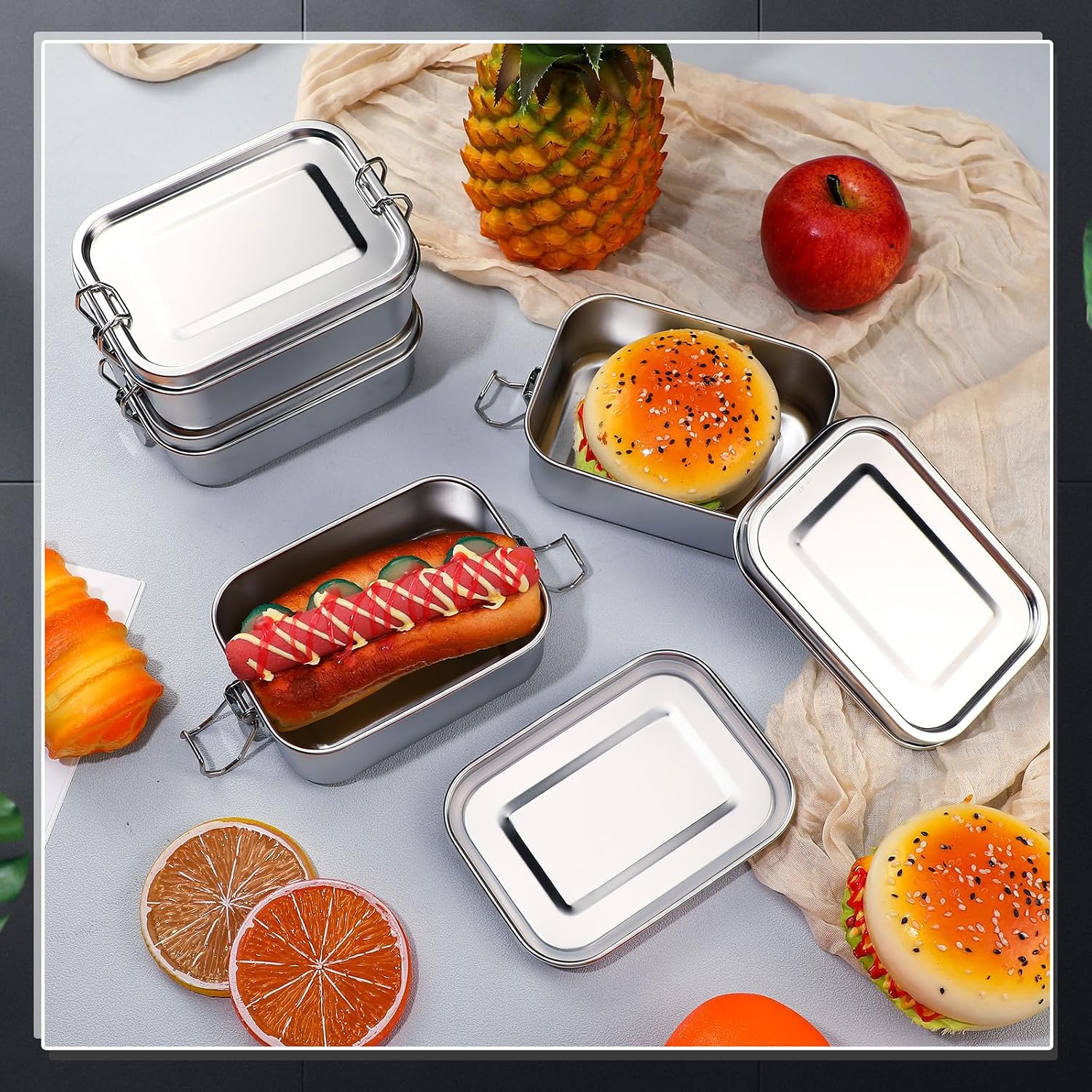Stainless Steel Food Storage C - Meal Prep Lunch review and price
