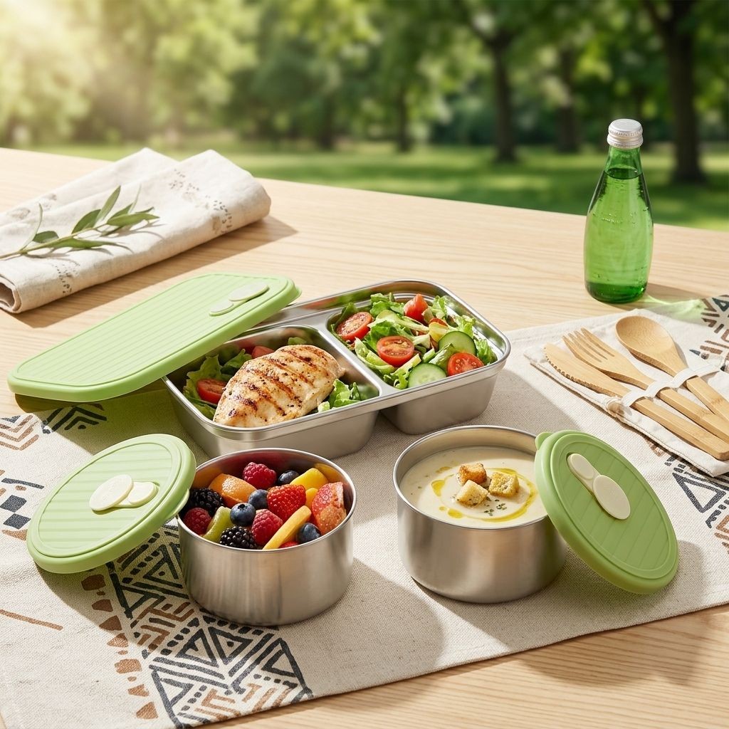 Microwave Safe 304 Stainless S - Meal Prep Kinder review and price