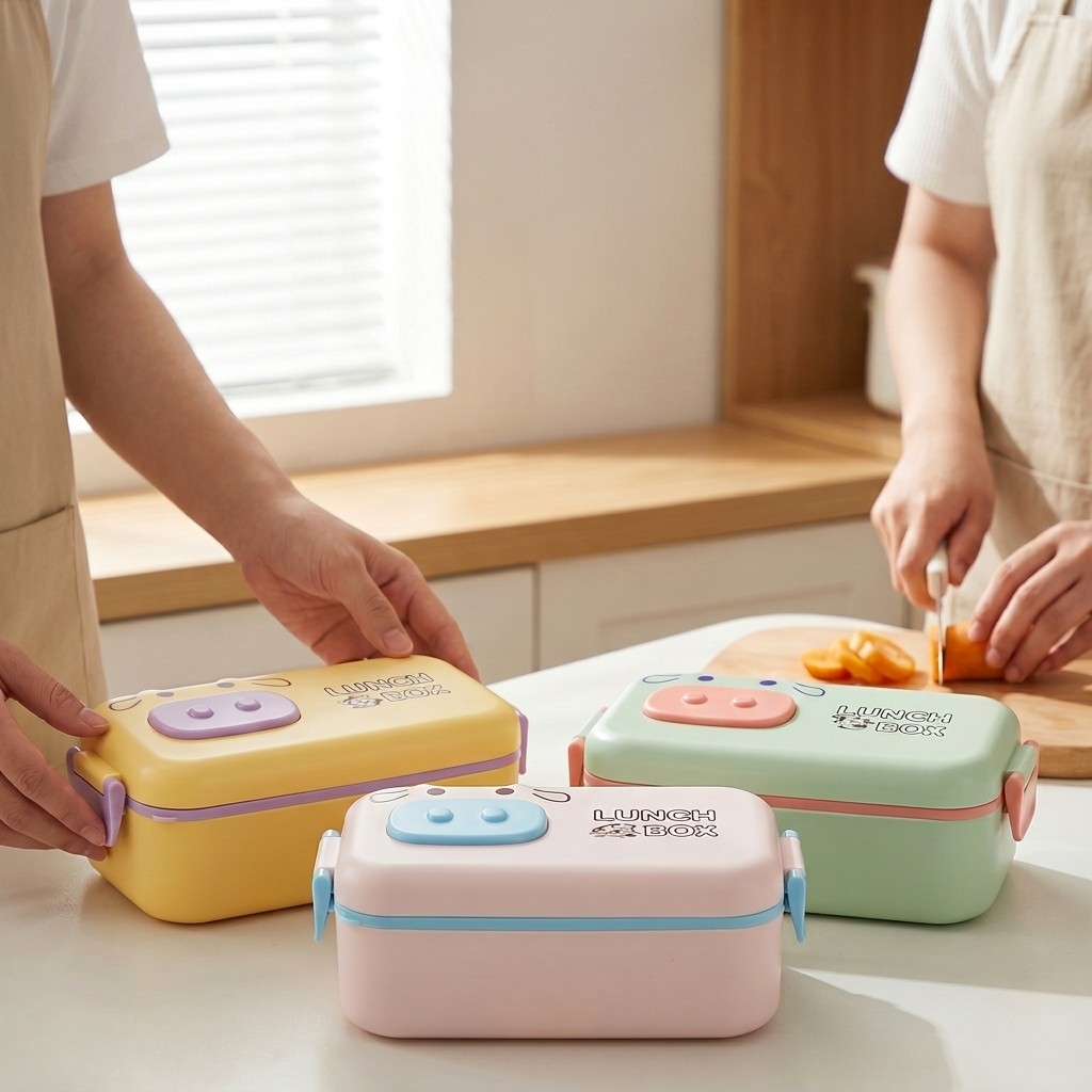Kawaii Plastic Bento Box for K - Meal Prep Kinder review and price