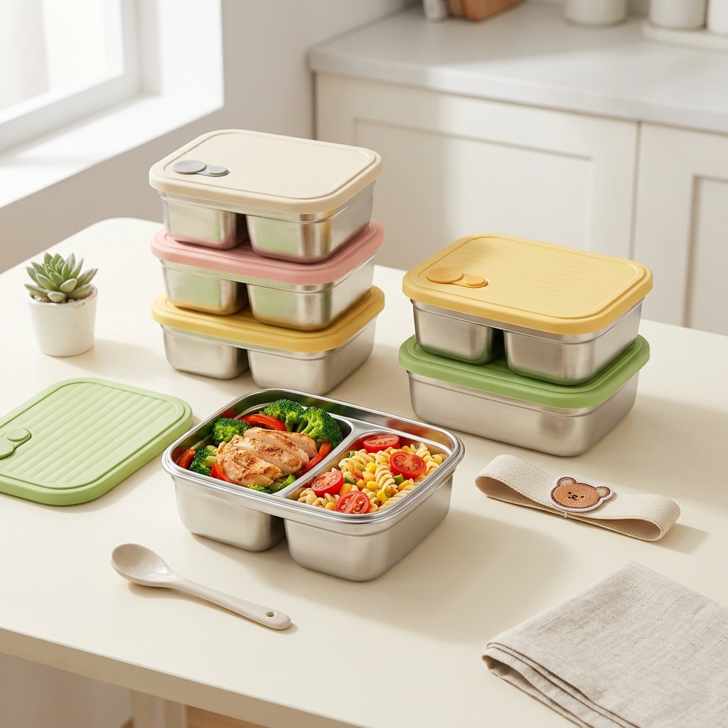 Microwave Safe 304 Stainless S - Meal Prep Kinder review and price