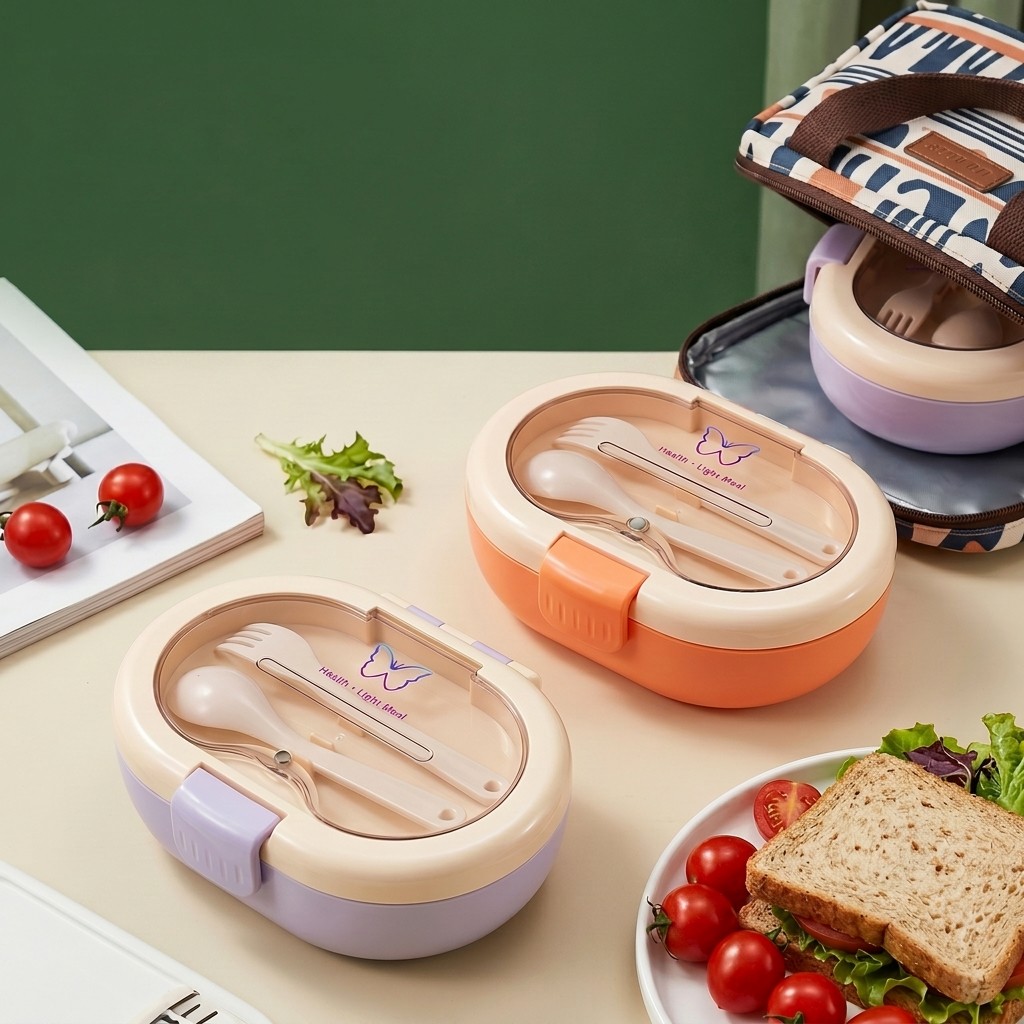 Portable Plastic Bento Lunch B - Meal Prep Kinder review and price