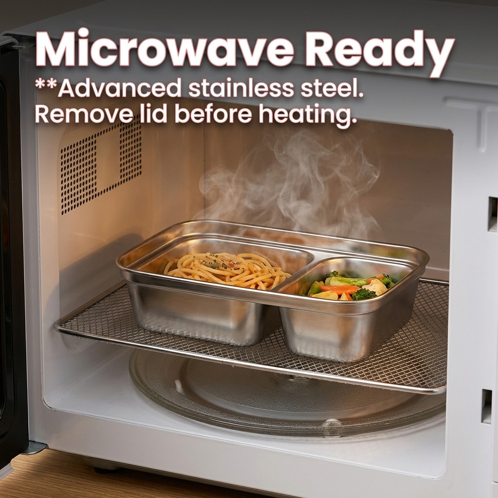 Microwave Safe 304 Stainless S - Meal Preparation review and price