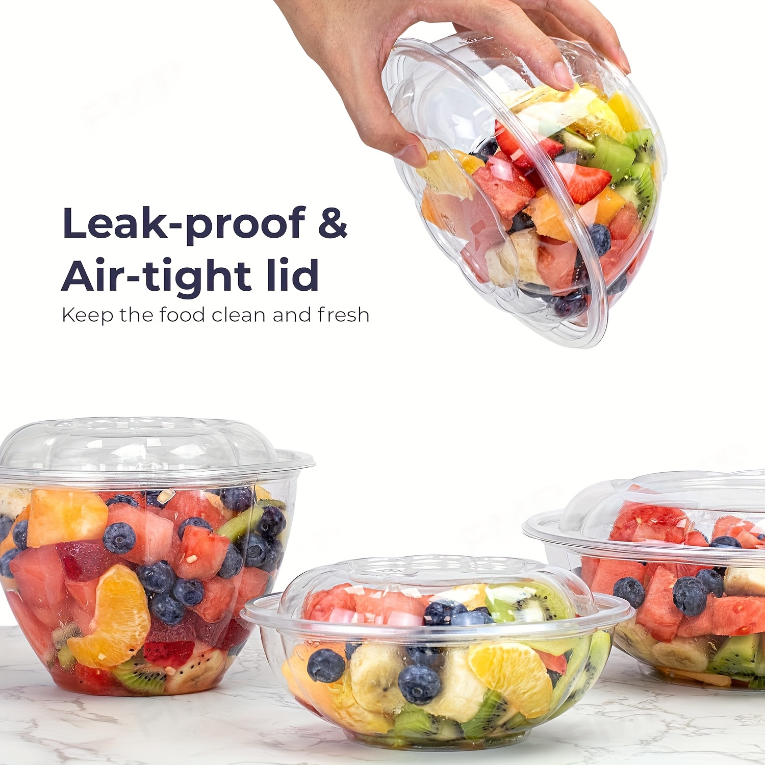 50‑pack 32‑ounce clear plastic - Meal Prep Quinoa review and price