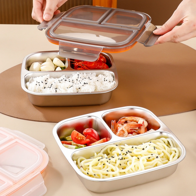 304 Stainless Steel Lunch Box, - Meal Prep Kinder review and price