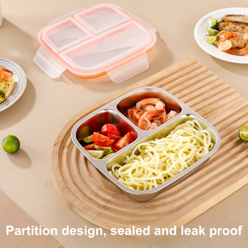 304 Stainless Steel Lunch Box, - Meal Prep Kinder review and price