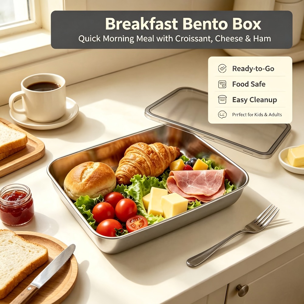 6pcs Stainless Steel Food Stor - Meal Preparation review and price