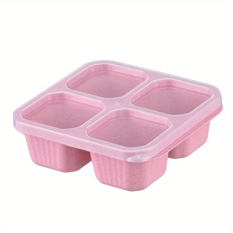 Snack Box with Four Transparen - Meal Prep Kits review and price