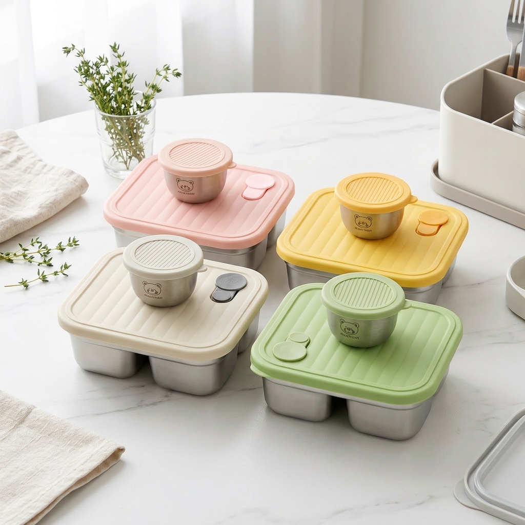 304 Stainless Steel Bento Lunc - Meal Prep Kinder review and price