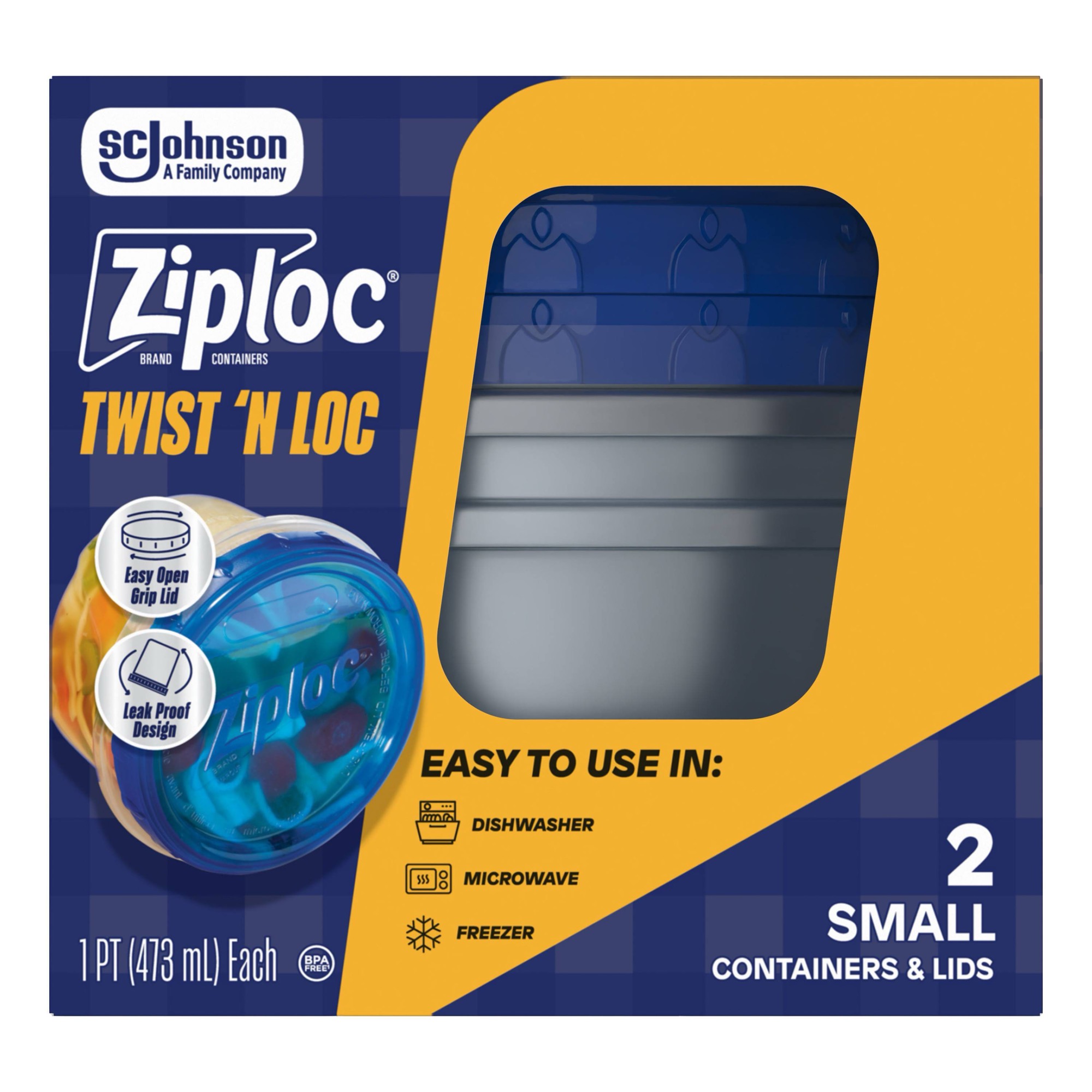 2ct Small Twist Lock Food Stor - Meal Prep Lunch review and price