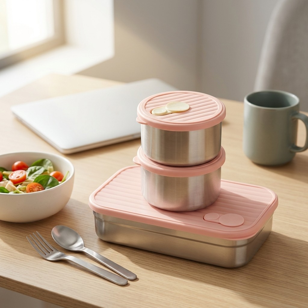 Bento Lunch Box Set Microwave  - Meal Prep Kinder review and price