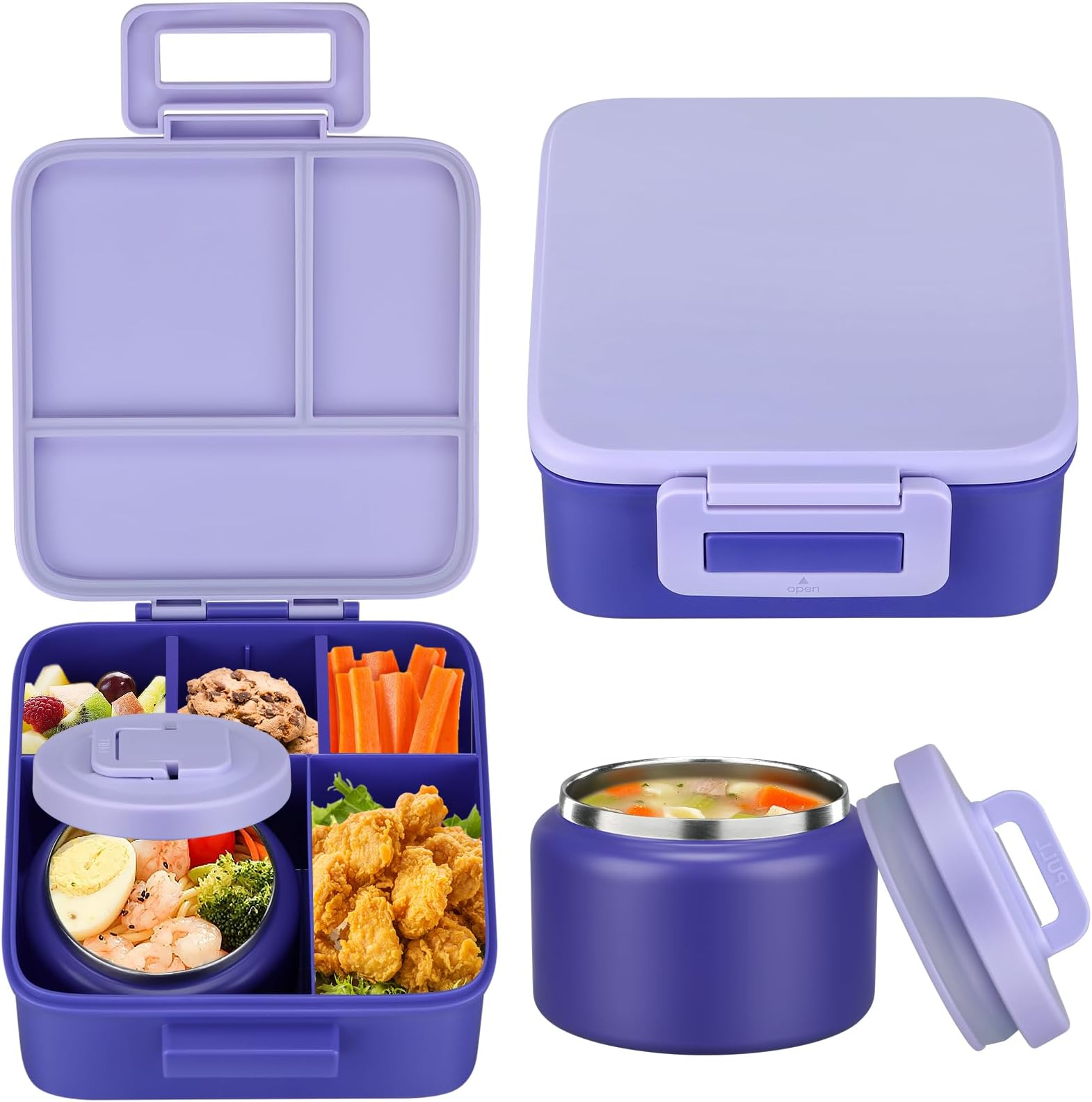 1 Set Bento Lunch Box for Kids - Meal Prep Kits review and price