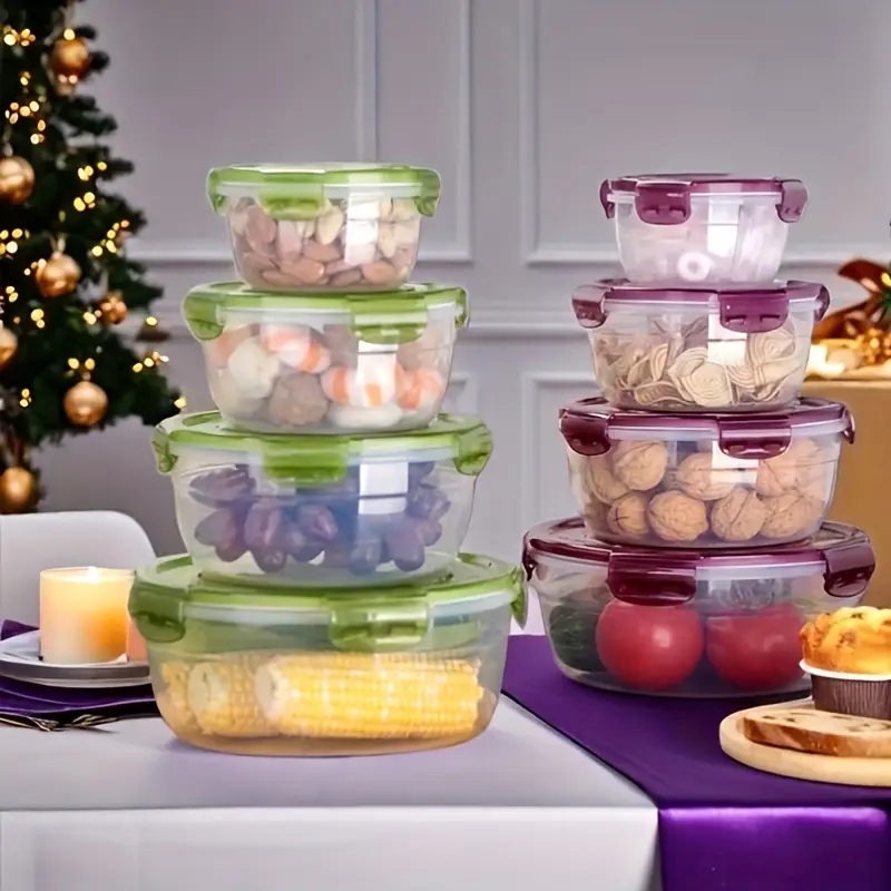 4 Plastic Food Storage Contain - Meal Prep Kits review and price