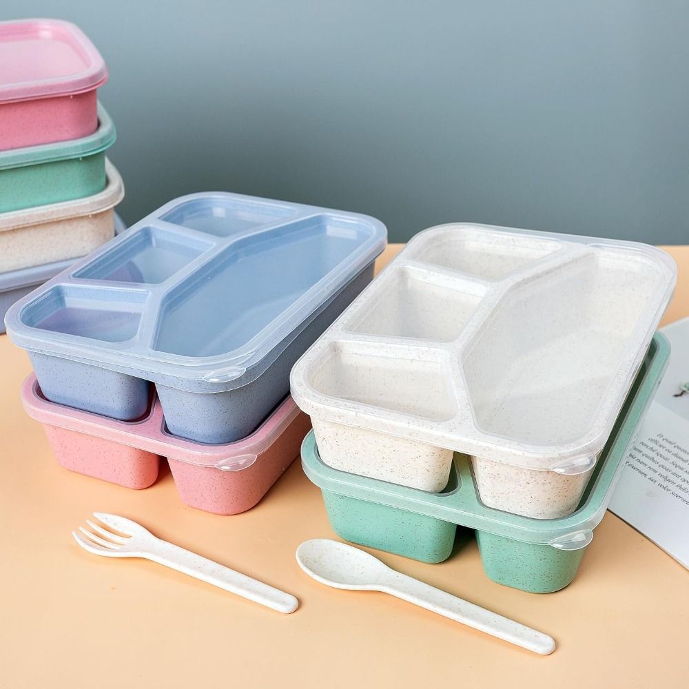 4 Compartments Kids Bento Box  - Meal Prep Kinder review and price