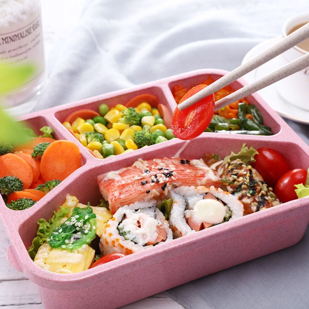 4 Compartments Kids Bento Box  - Meal Prep Kinder review and price