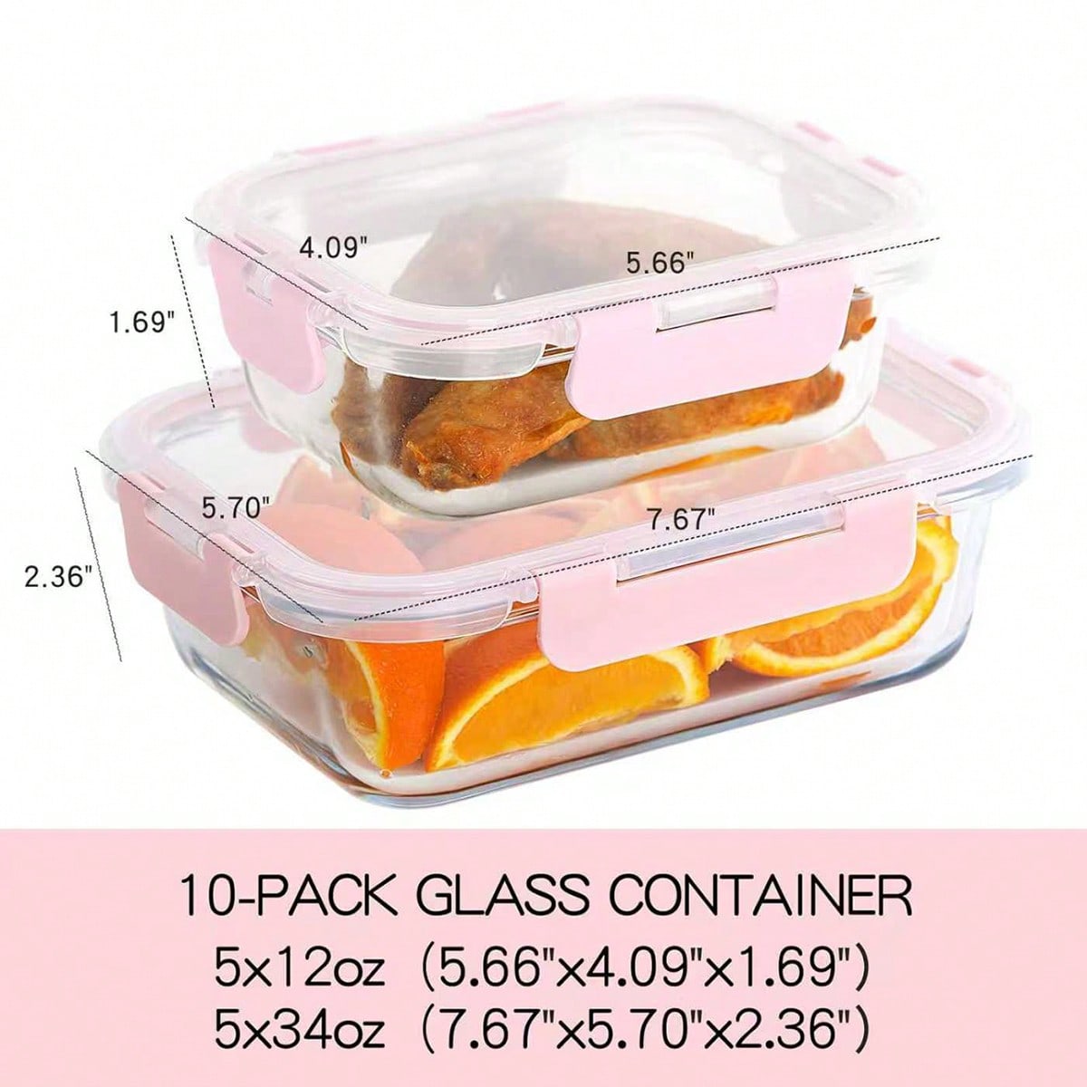 10 Pack Glass Meal Prep Contai - Meal Preparation review and price