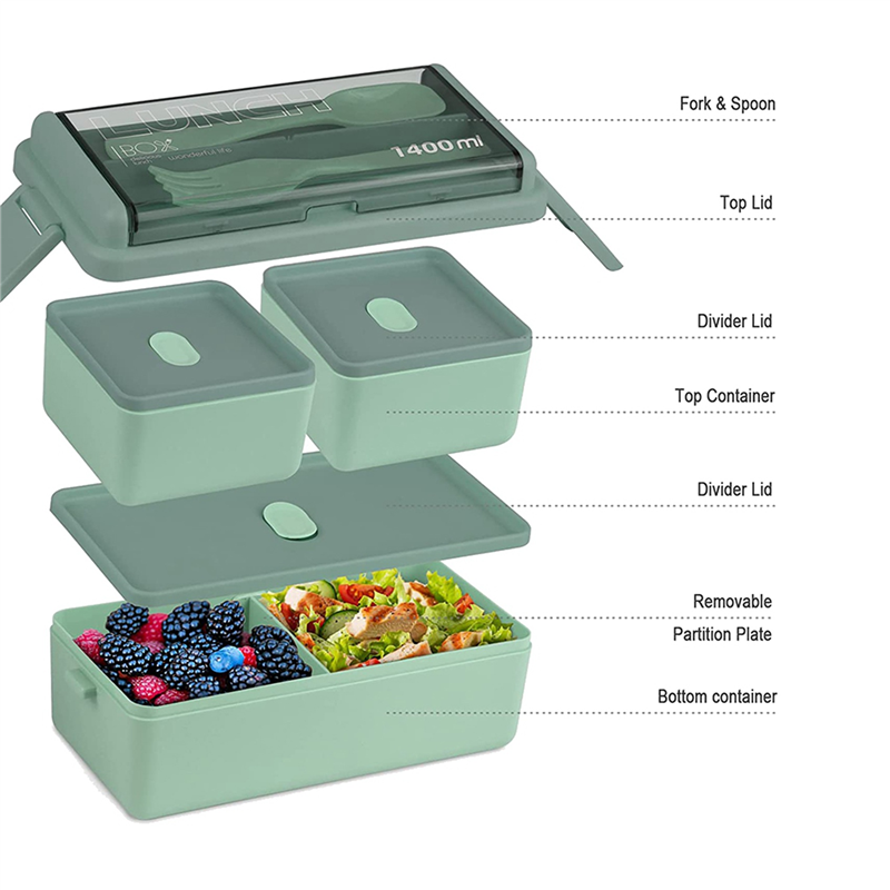 ABXF-2X Bento Box Kit, 47.35OZ - Meal Prep Kits review and price