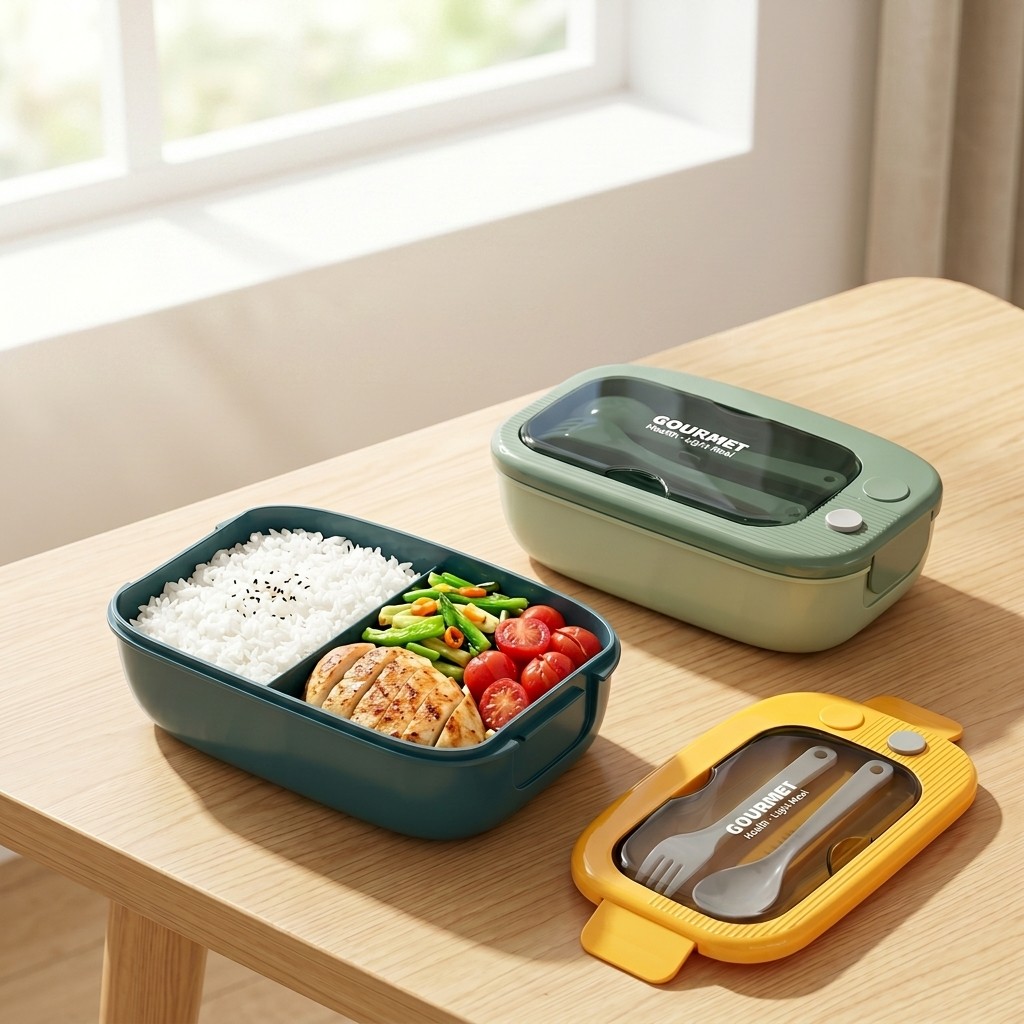 Microwavable Plastic Bento Box - Meal Prep Kinder review and price