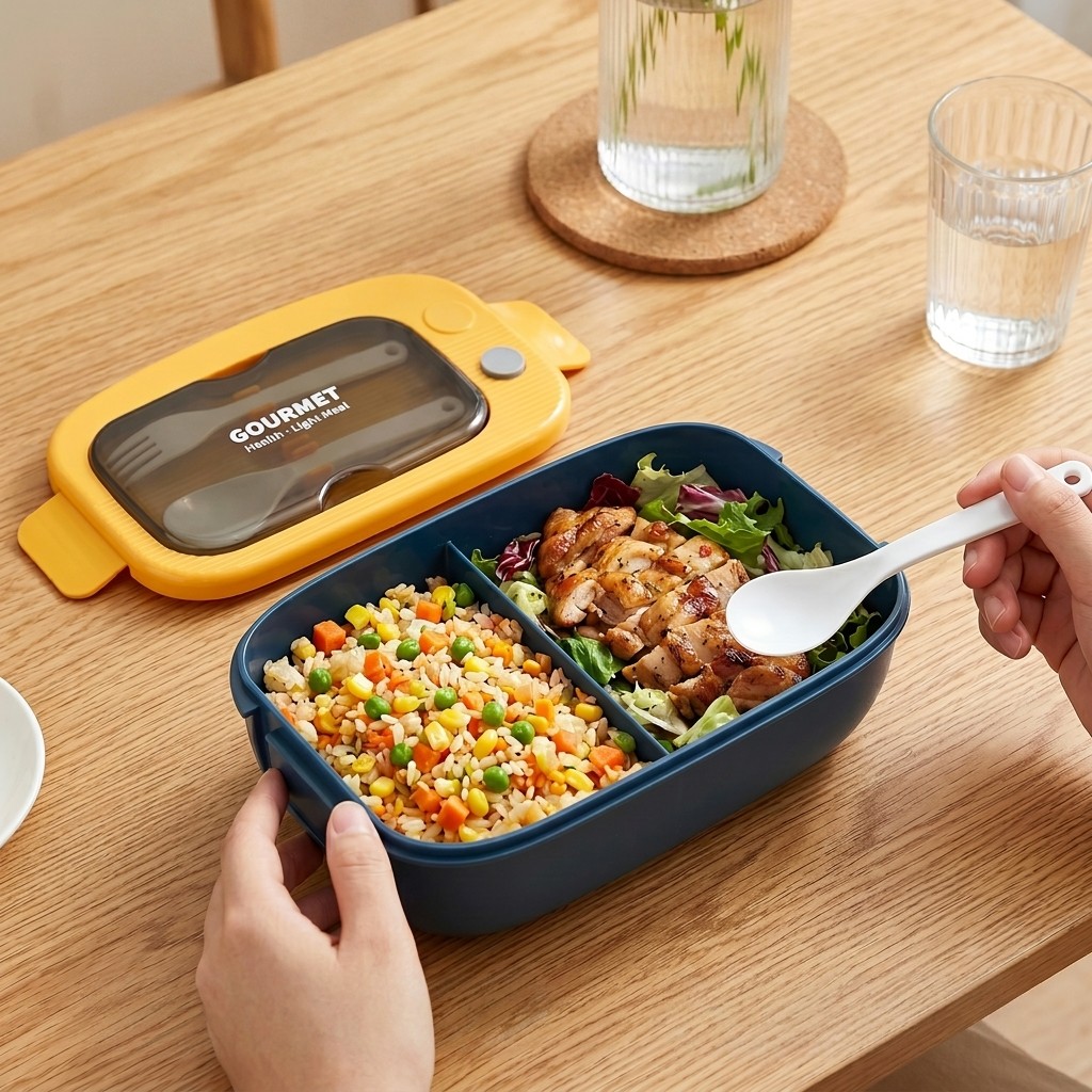 Microwavable Plastic Bento Box - Meal Prep Kinder review and price
