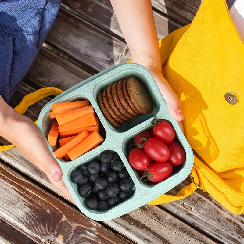 Premium Wheat Straw Bento Box  - Meal Prep Lunch review and price