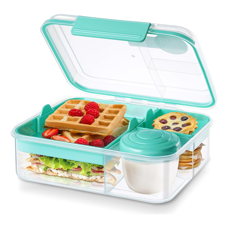 4 Compartment Leakproof Bento  - Meal Prep Kinder review and price
