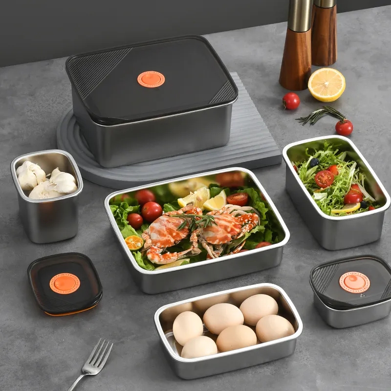 1PC 304 Stainless Steel Crispe - Meal Prep Kits review and price
