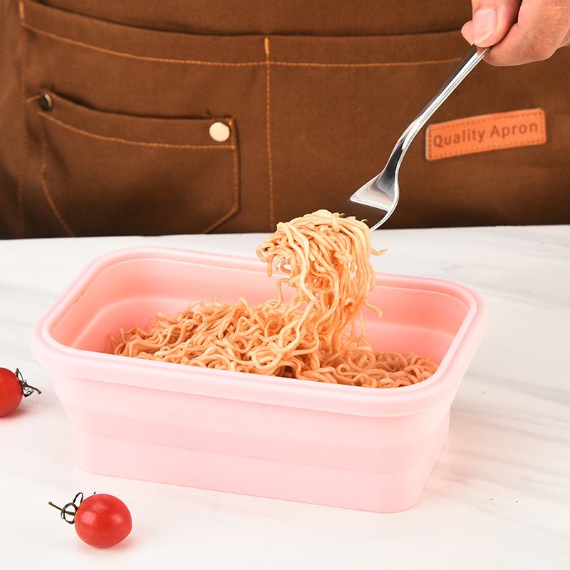 4Pcs Foldable Silicone Lunch B - Meal Prep No Microwave review and price