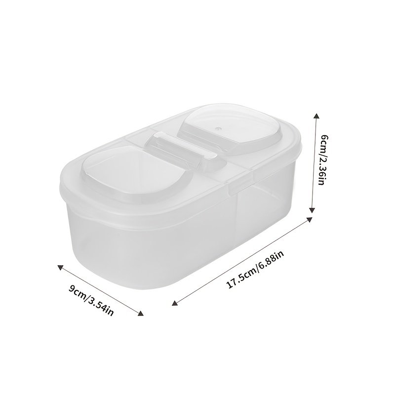 1/2 pcs Dual Compartment Food  - Meal Prep Lunch review and price