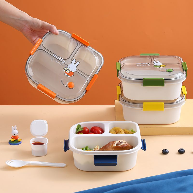 Kawaii Miffy Cartoon Bento Lun - Meal Prep No Microwave review and price