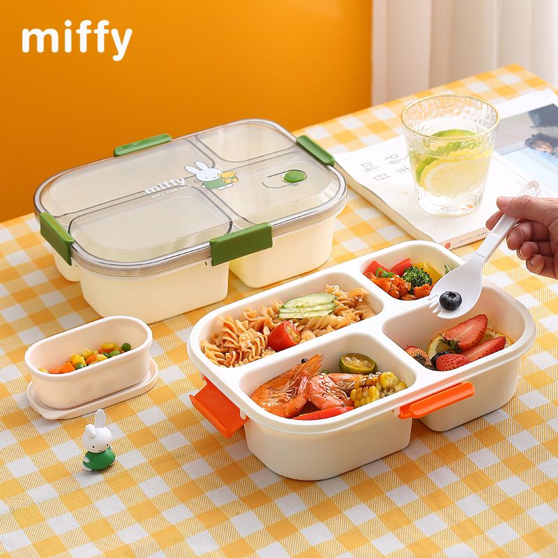 Kawaii Miffy Cartoon Bento Lun - Meal Prep No Microwave review and price