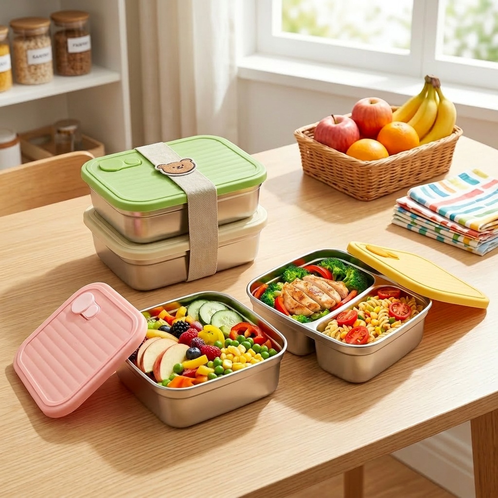 Microwavable 304 Stainless Ste - Meal Prep Kinder review and price