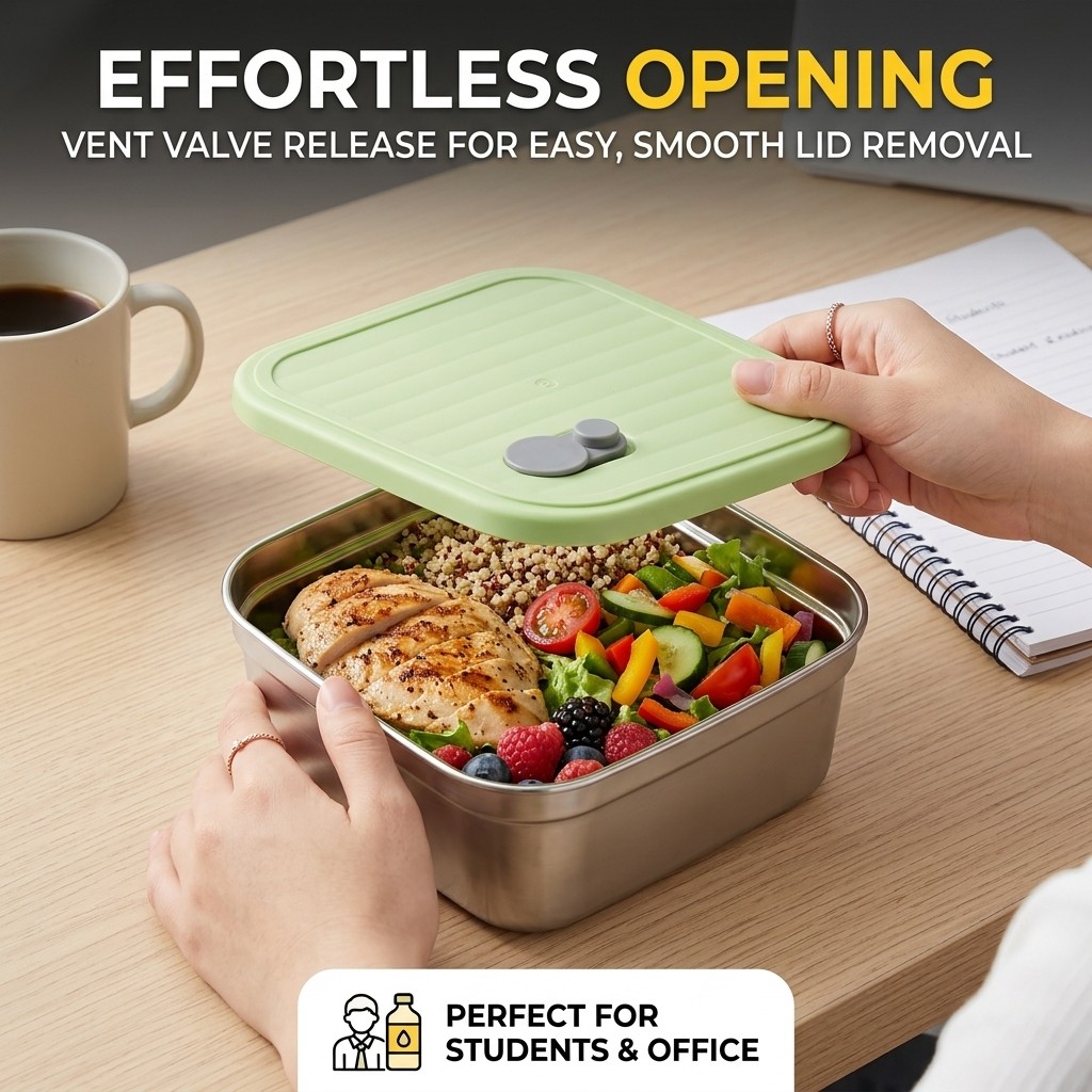 Microwavable 304 Stainless Ste - Meal Prep Kinder review and price
