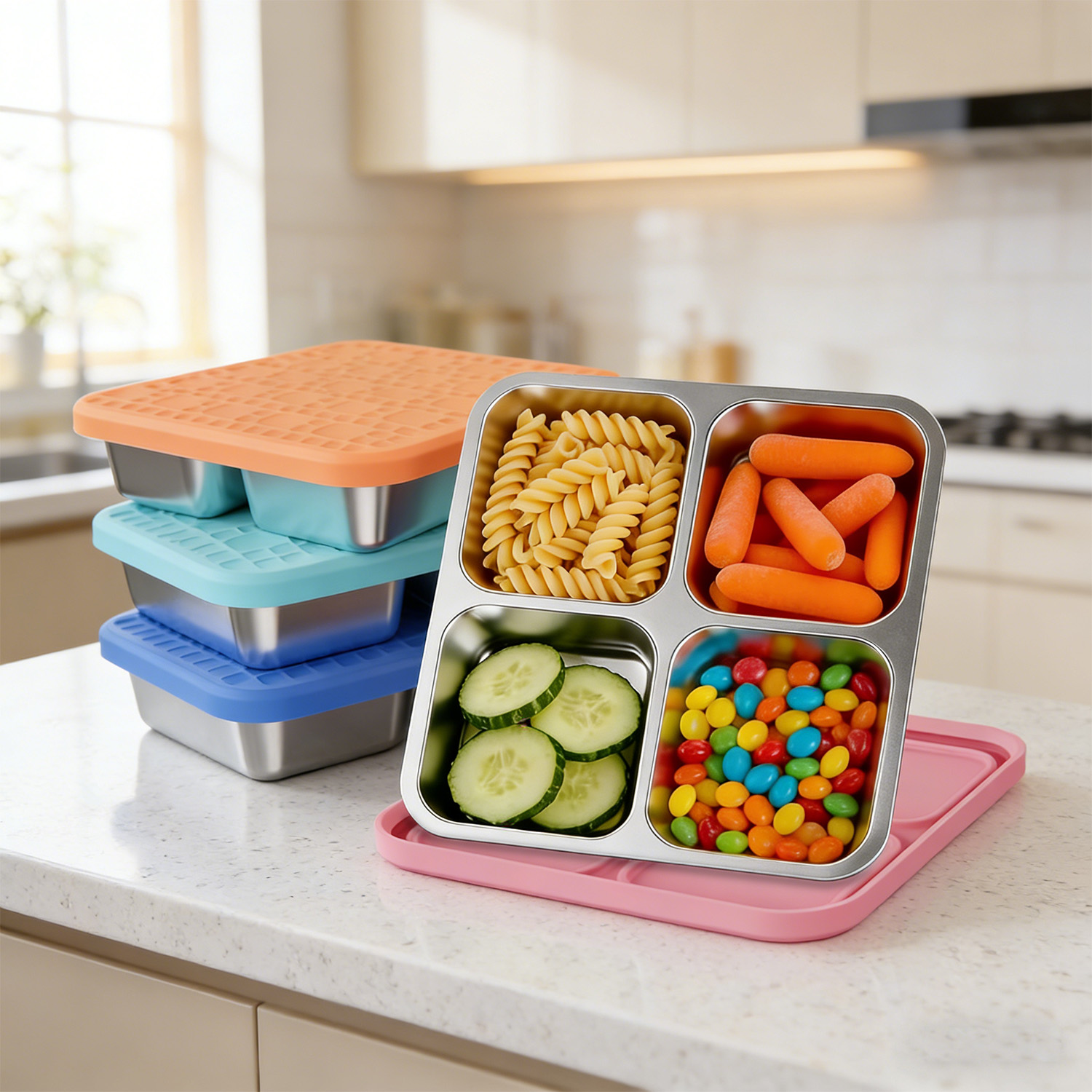 304 Stainless Steel Divided Lu - Meal Prep Lunch review and price