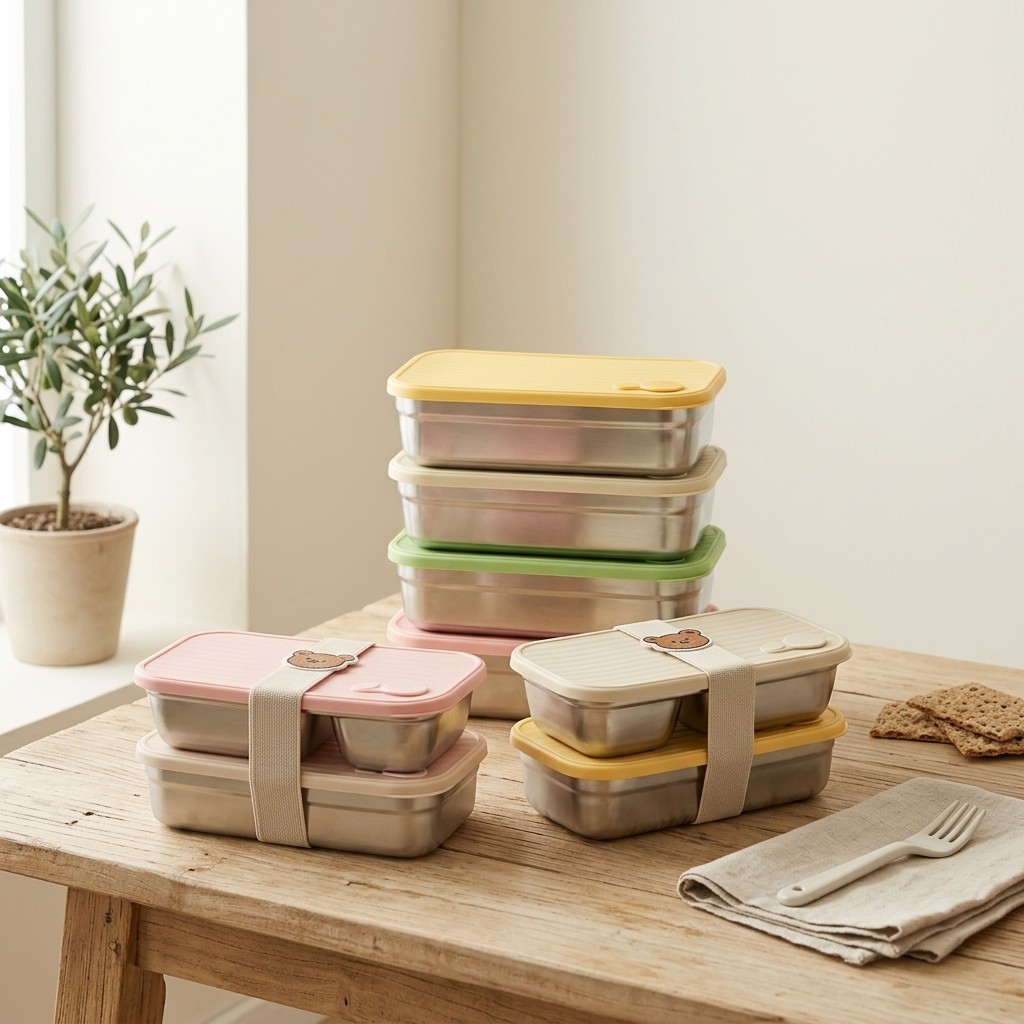 304 Stainless Steel Bento Lunc - Meal Prep Kinder review and price