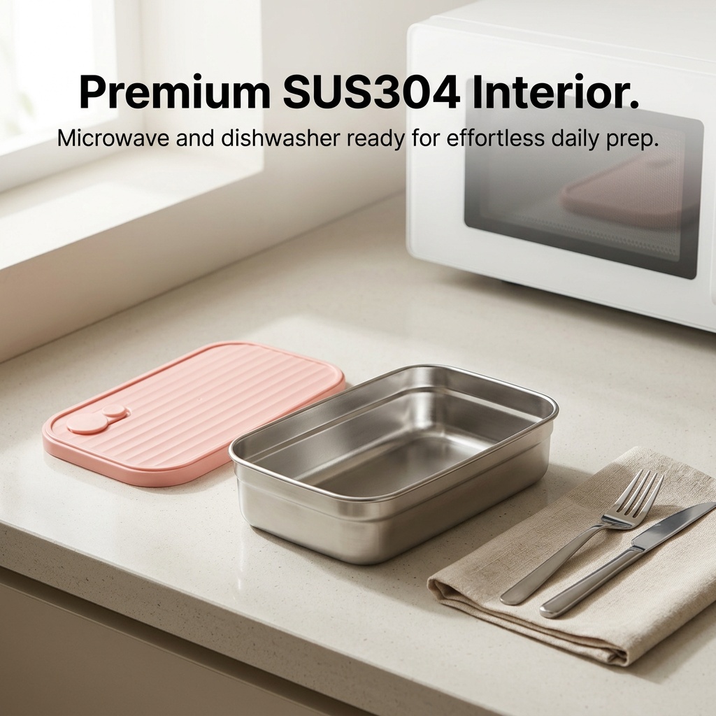 304 Stainless Steel Bento Lunc - Meal Prep Kinder review and price