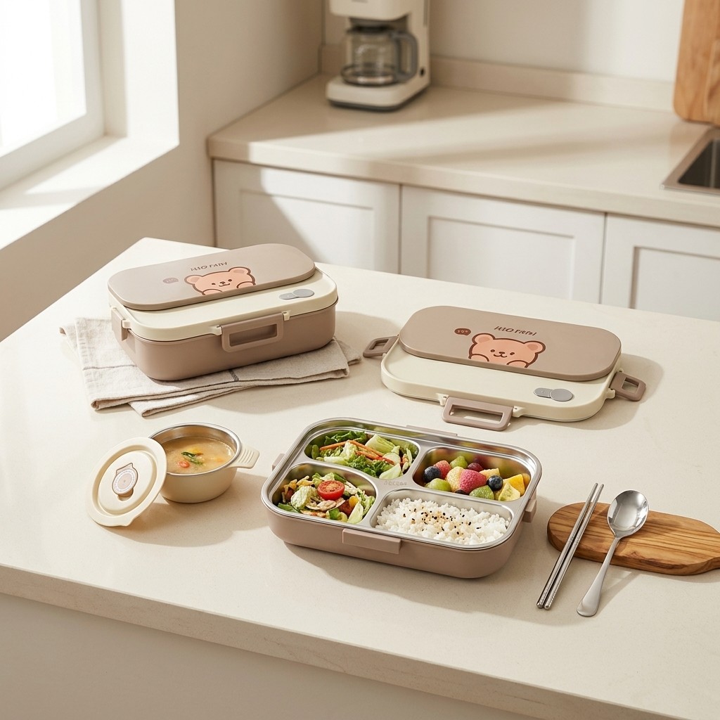 304 Stainless Steel Bento Box  - Meal Prep Kinder review and price