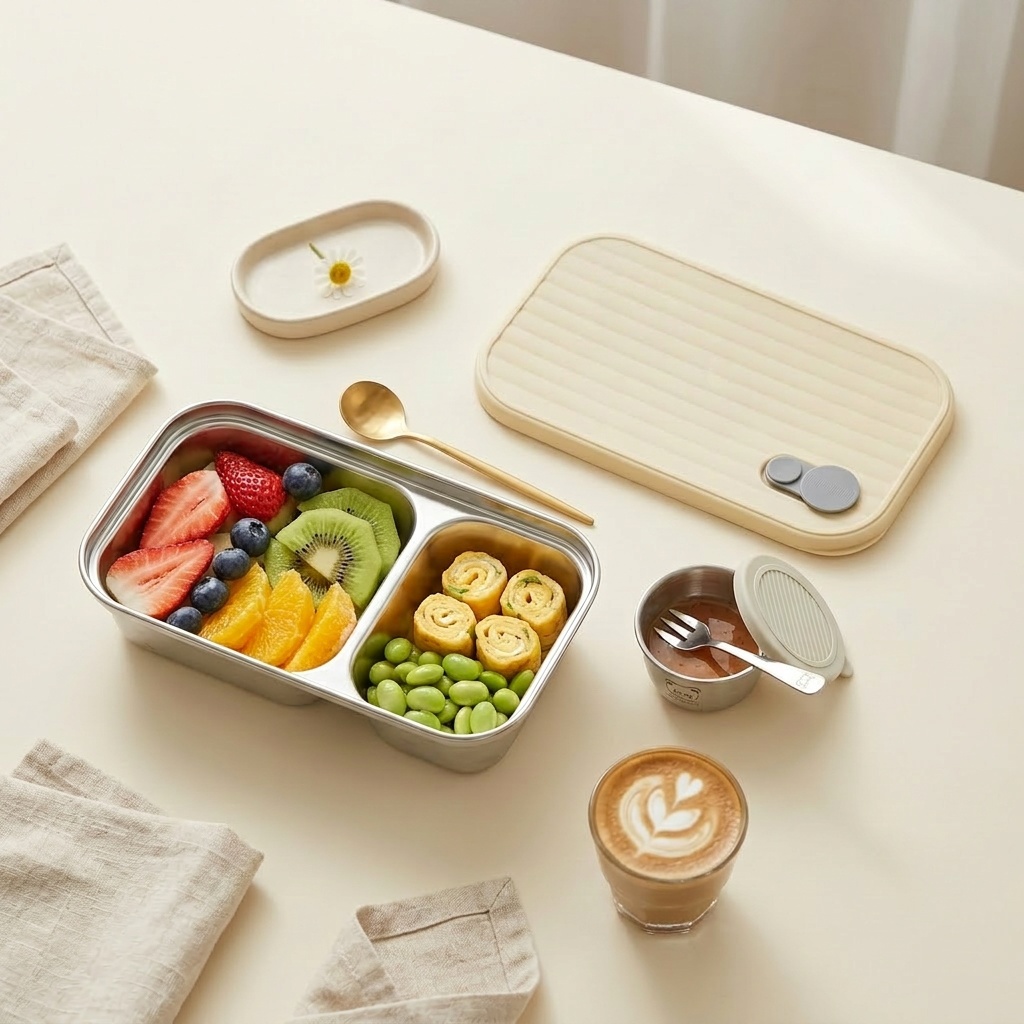 304 Stainless Steel Bento Box  - Meal Prep Kinder review and price
