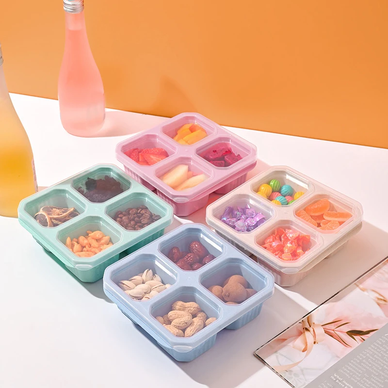 4 Grid Snack Box for Kids and  - Meal Prep Kinder review and price